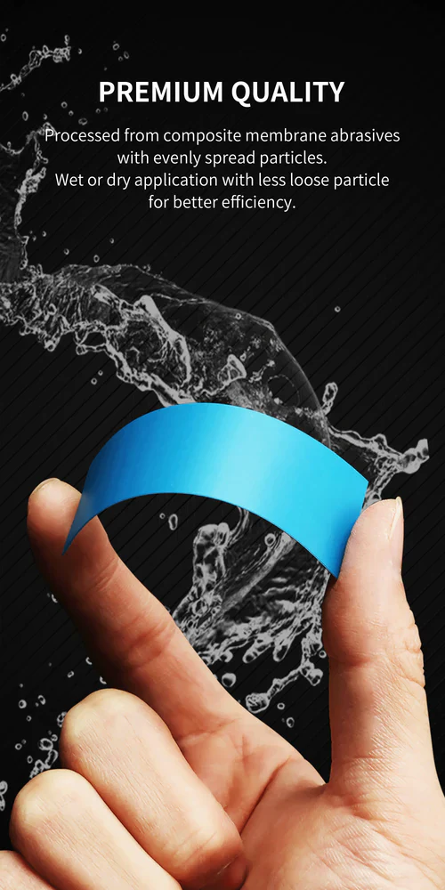 DSPIAE DSP-S01 Reusable Adhesive Sandpaper Set #400-#1500 (100pcs) - Image 8
