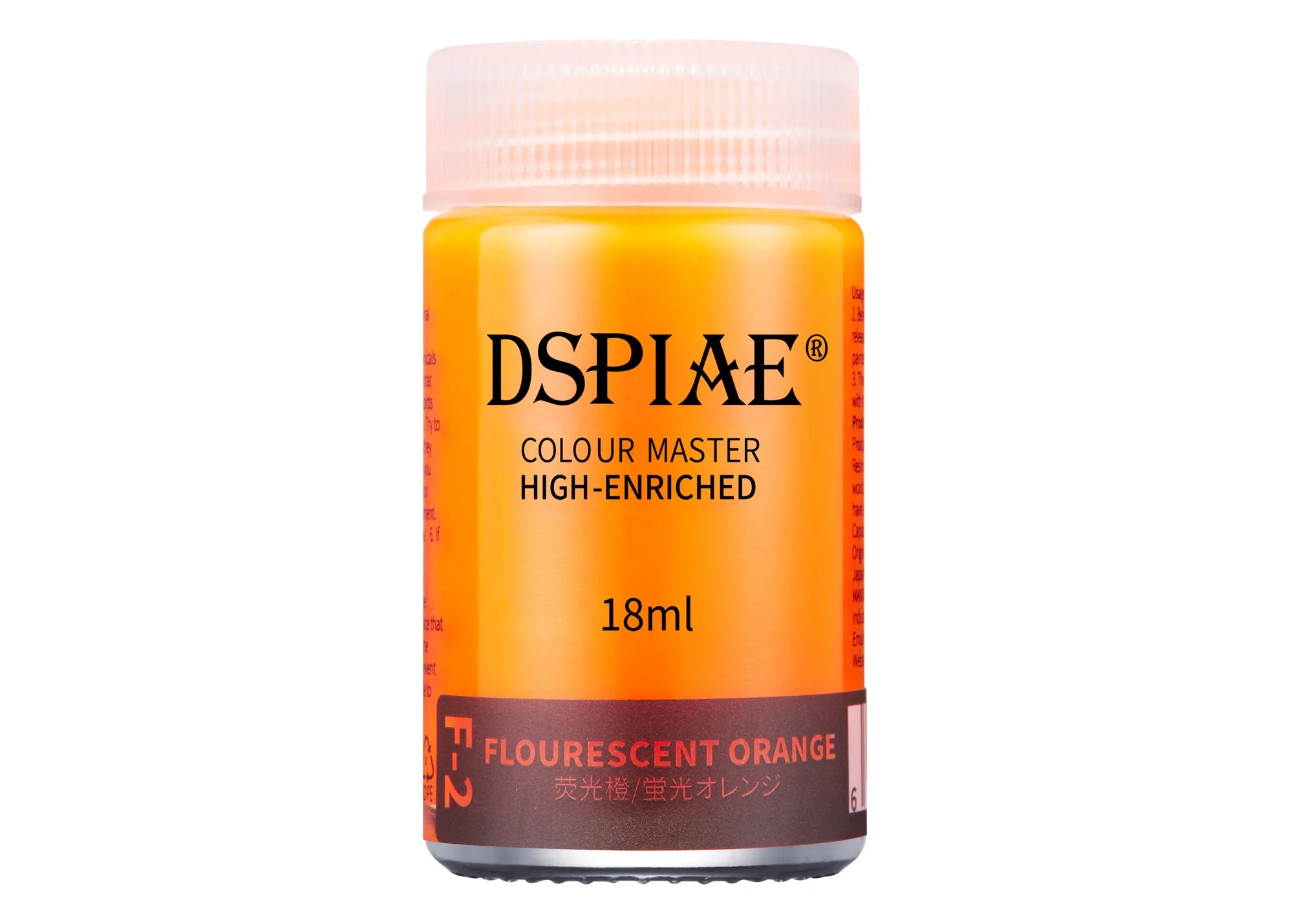 DSPIAE F-2 Lacquer Flourescent Color Flourescent Orange
