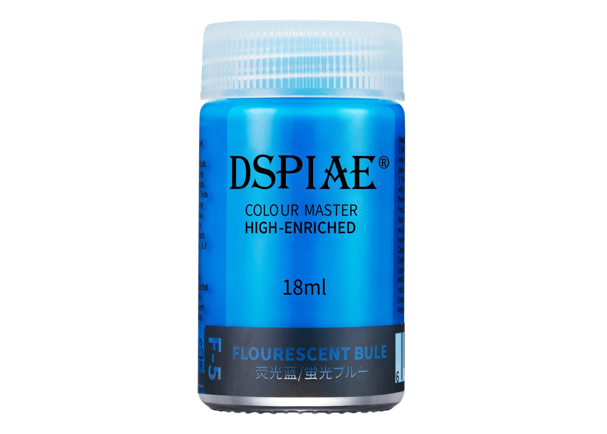 DSPIAE F-5 Lacquer Flourescent Color Flourescent Blue