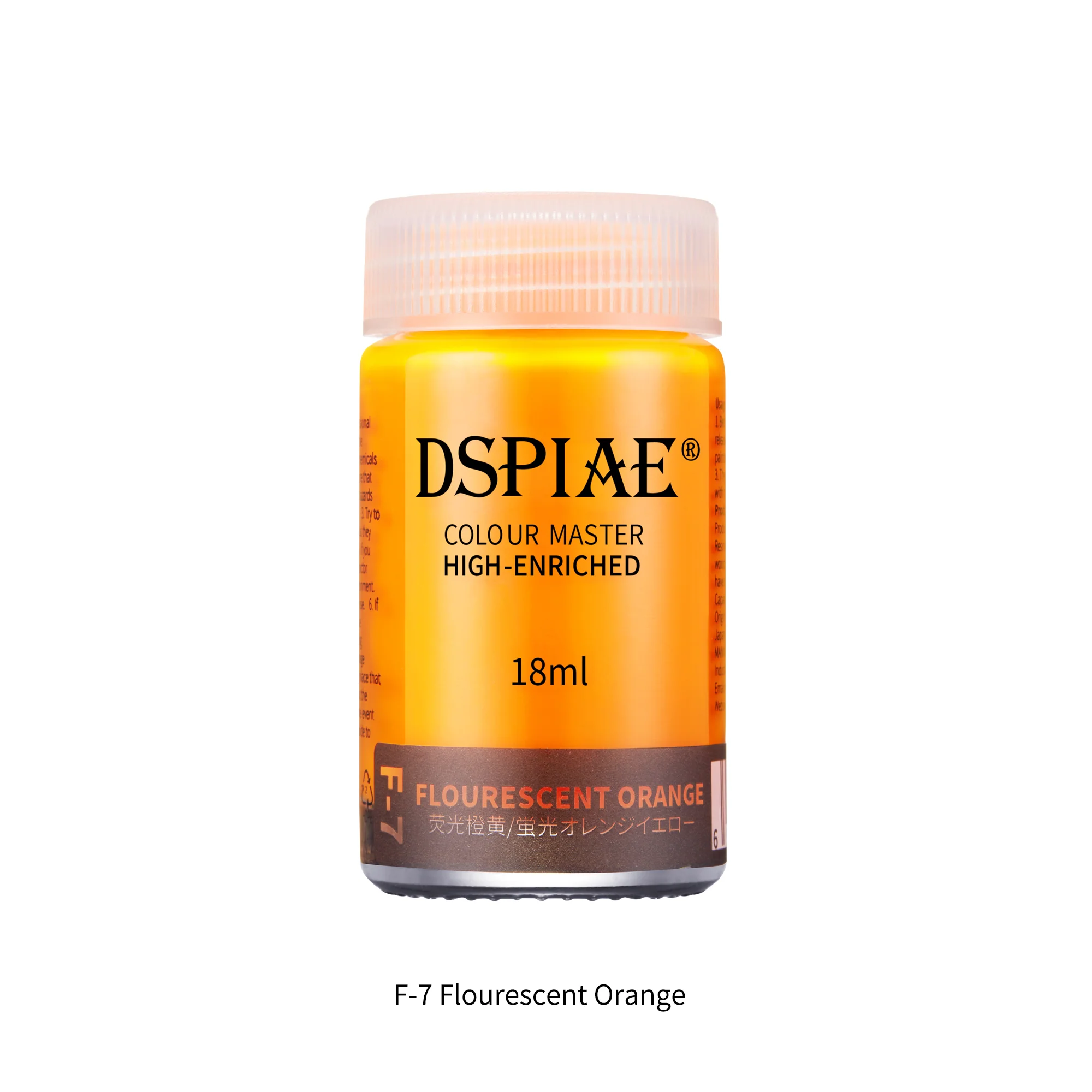 DSPIAE F-7 Lacquer Flourescent Color Flourescent Orange