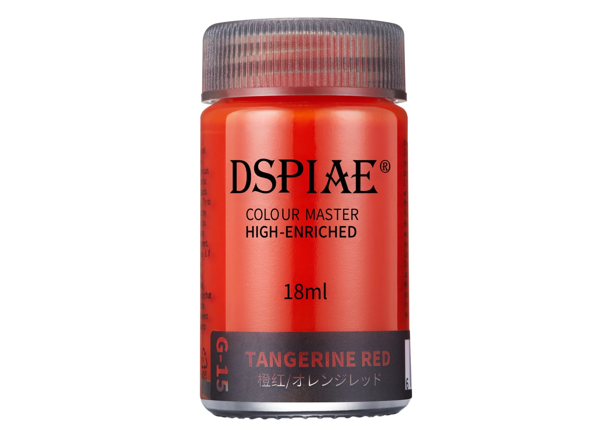 DSPIAE G-15 Lacquer Basic Color Tangerine Red