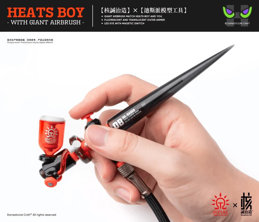 Dspiae Heats Boy Figure and Airbrush Set - Image 16