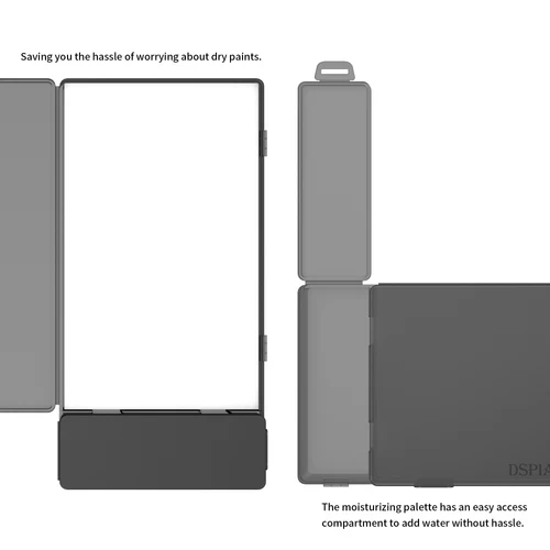 DSPIAE MP-01 Moisture-Retaining Palette for Acrylic Paints - Image 3
