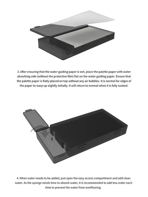 DSPIAE MP-01 Moisture-Retaining Palette for Acrylic Paints - Image 7