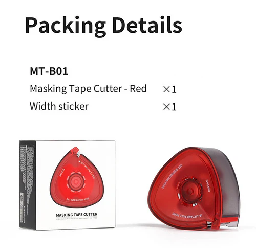 DSPIAE MT-B01 Masking Tape Cutter (Red) - Image 7