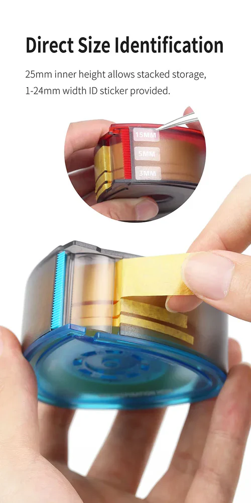 DSPIAE MT-B02 Masking Tape Cutter (Blue) - Image 4