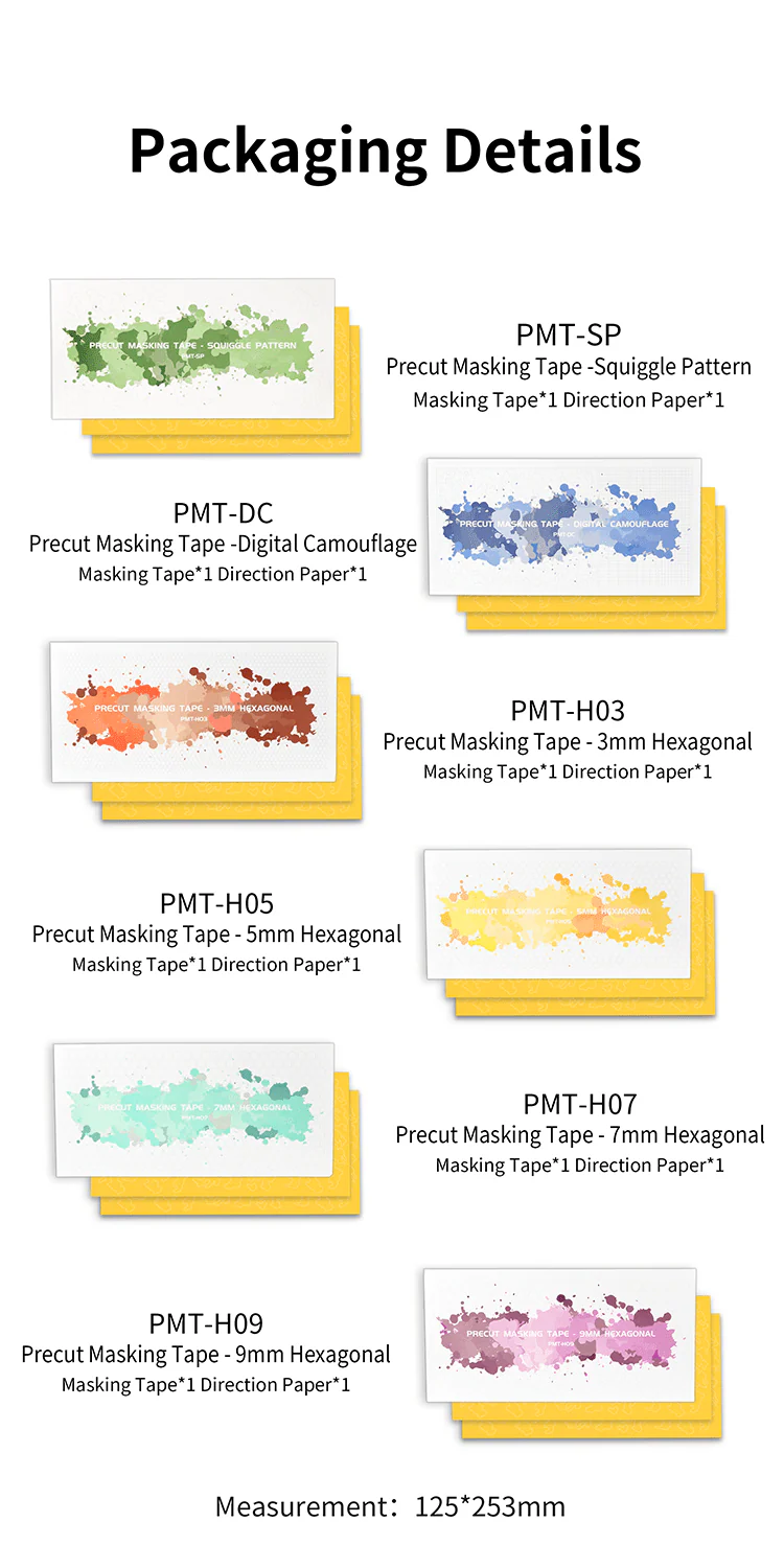 DSPIAE PMT Precut Masking Tape - Image 10