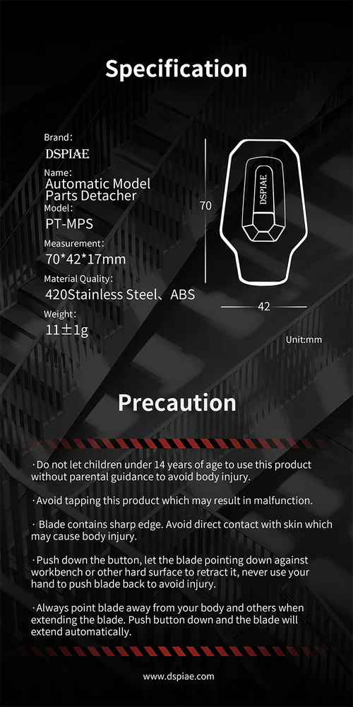 DSPIAE PT-MPS Automatic Model Parts Detacher - Image 14