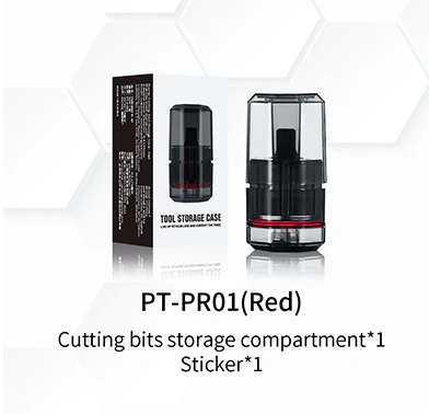 DSPIAE PT-PR01 Tool Stand/Cutting Bits Storage Compartment (Red) - Image 2