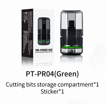 DSPIAE PT-PR04 Tool Stand/Cutting Bits Storage Compartment (Green) - Image 2