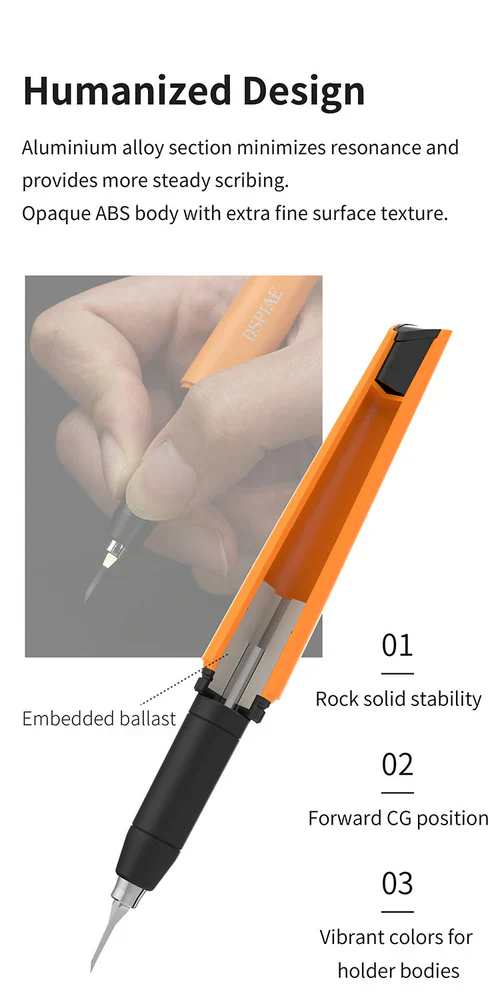 DSPIAE PT-TH PRO Wing Tungsten Steel Push Broach Holders - Image 5