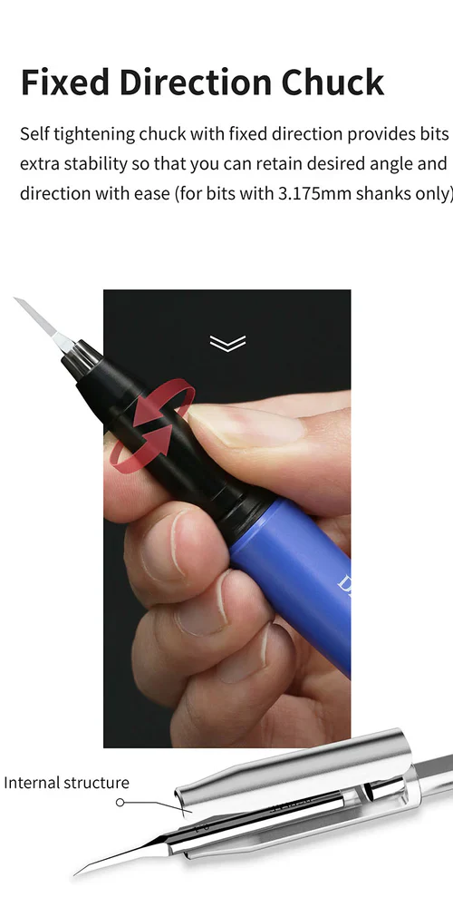 DSPIAE PT-TH PRO Wing Tungsten Steel Push Broach Holders - Image 8