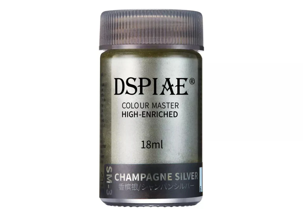 DSPIAE SM-3 Lacquer Super Metallic Color Champagne Silver