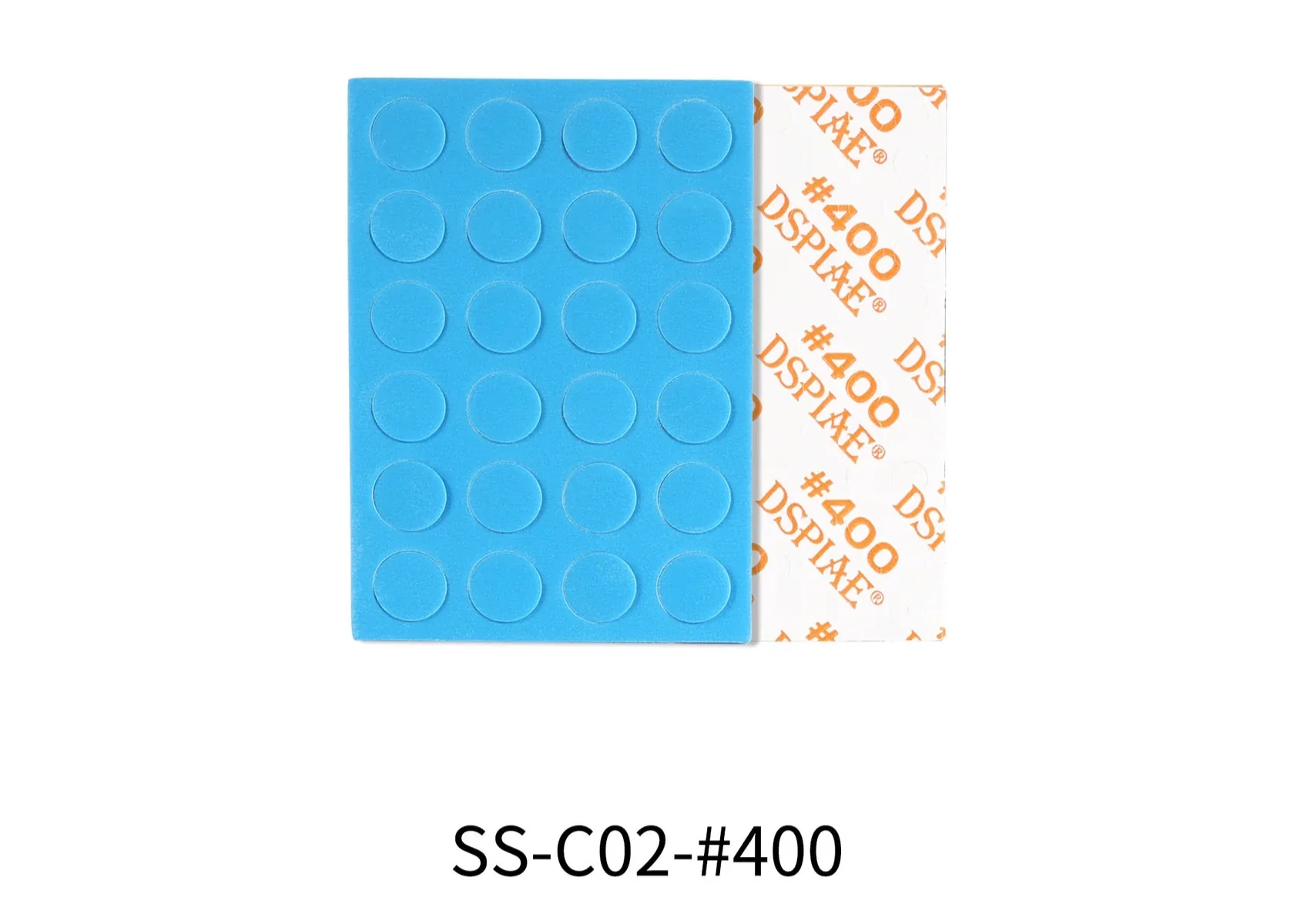 DSPIAE SS-C02-400 Self Adhesive Sponge Sanding Disc 10mm (#400)