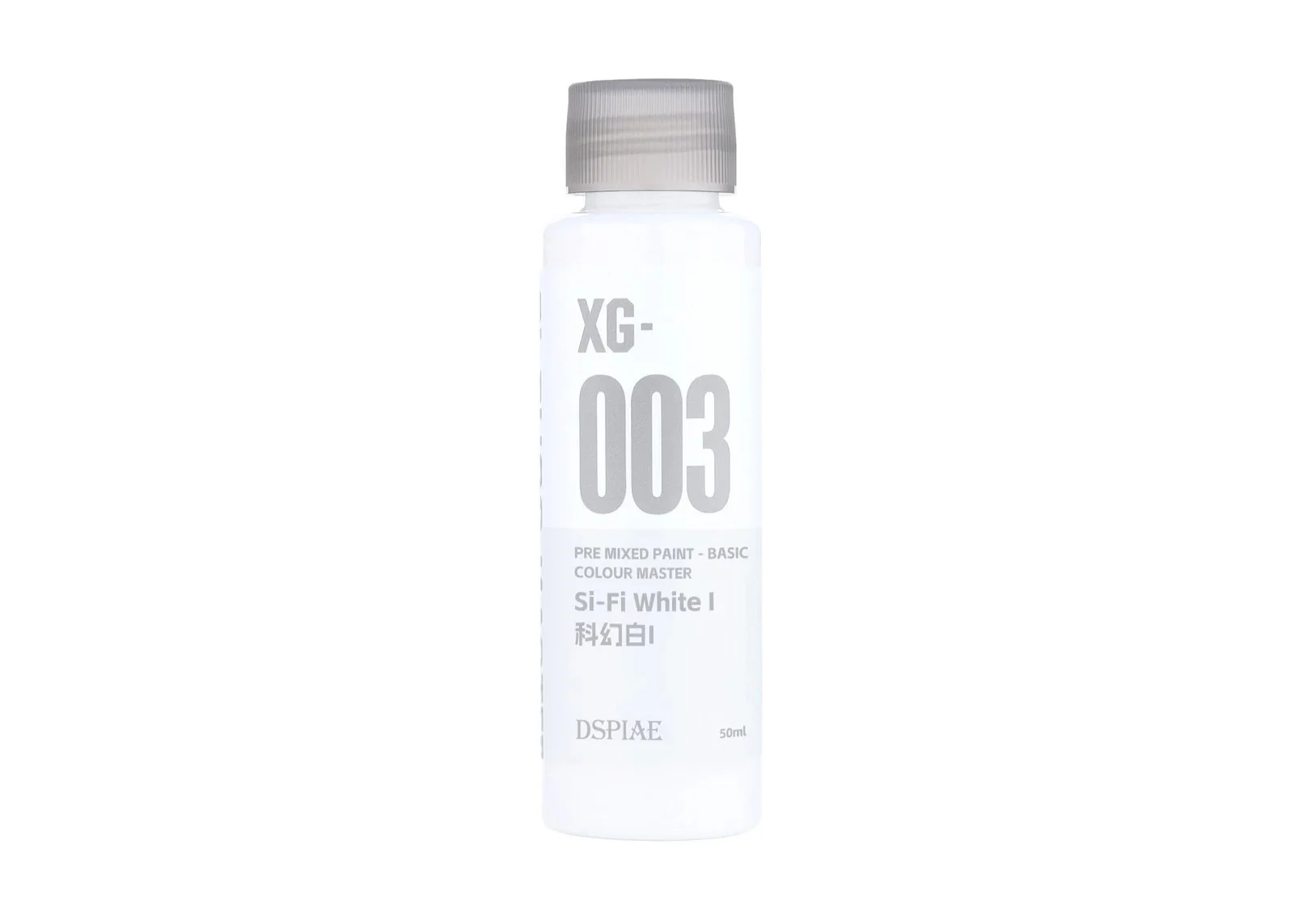 DSPIAE XG-003 Water Based Pre-Mixed Paint - Si-Fi White I 50ML