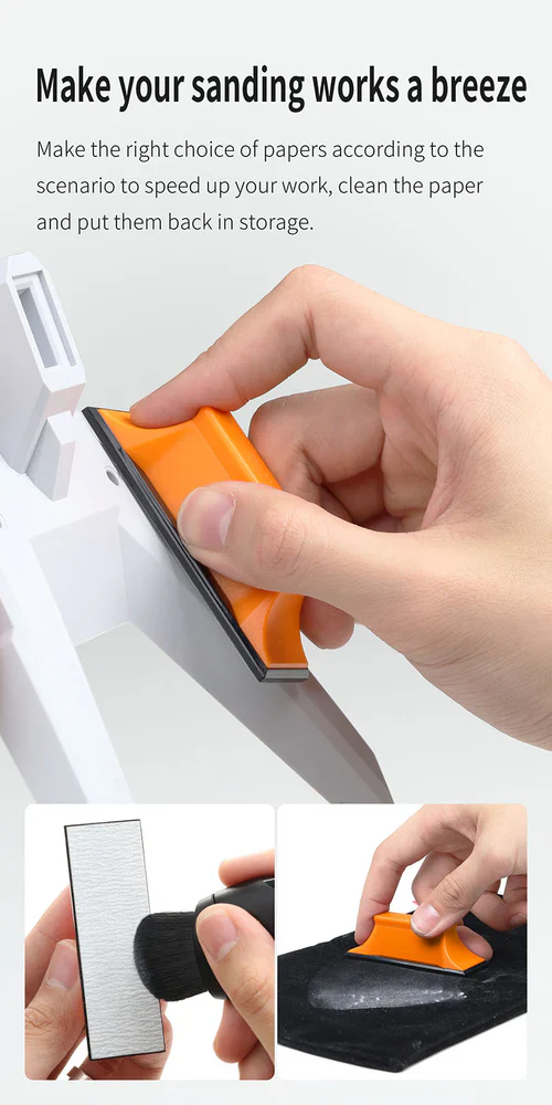 DSPIAE XSP-S01 Composite Adhesive Sandpaper Set - Image 13