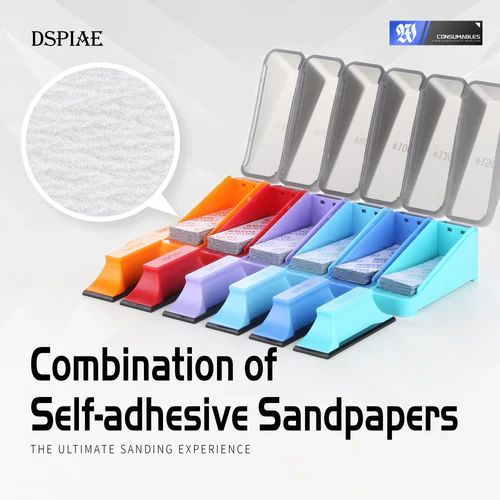 DSPIAE XSP-S01 Composite Adhesive Sandpaper Set - Image 2