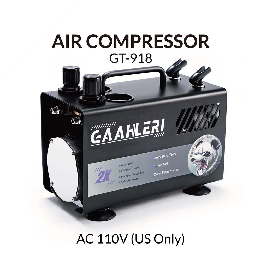 Gaahleri Dual Drive Series Airbrush Kit Compressor GT-918 only - Image 6
