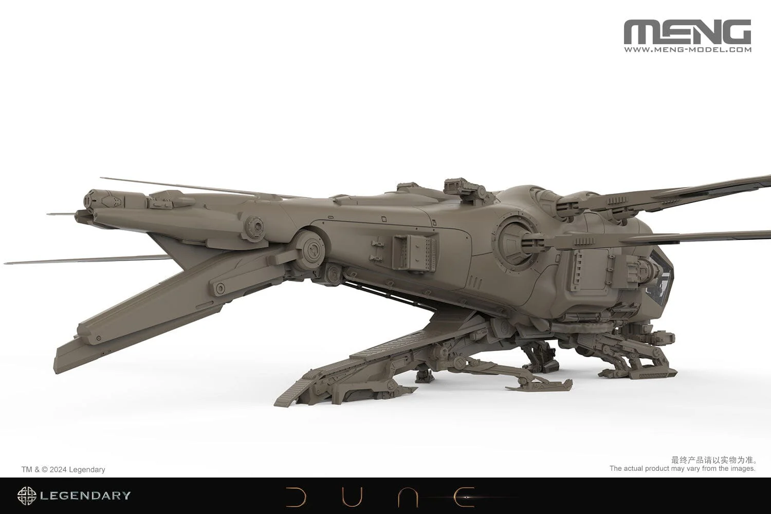 Dune (2021) DS-009 Harkonnen Ornithopter 1/72 Scale Model Kit - Image 3