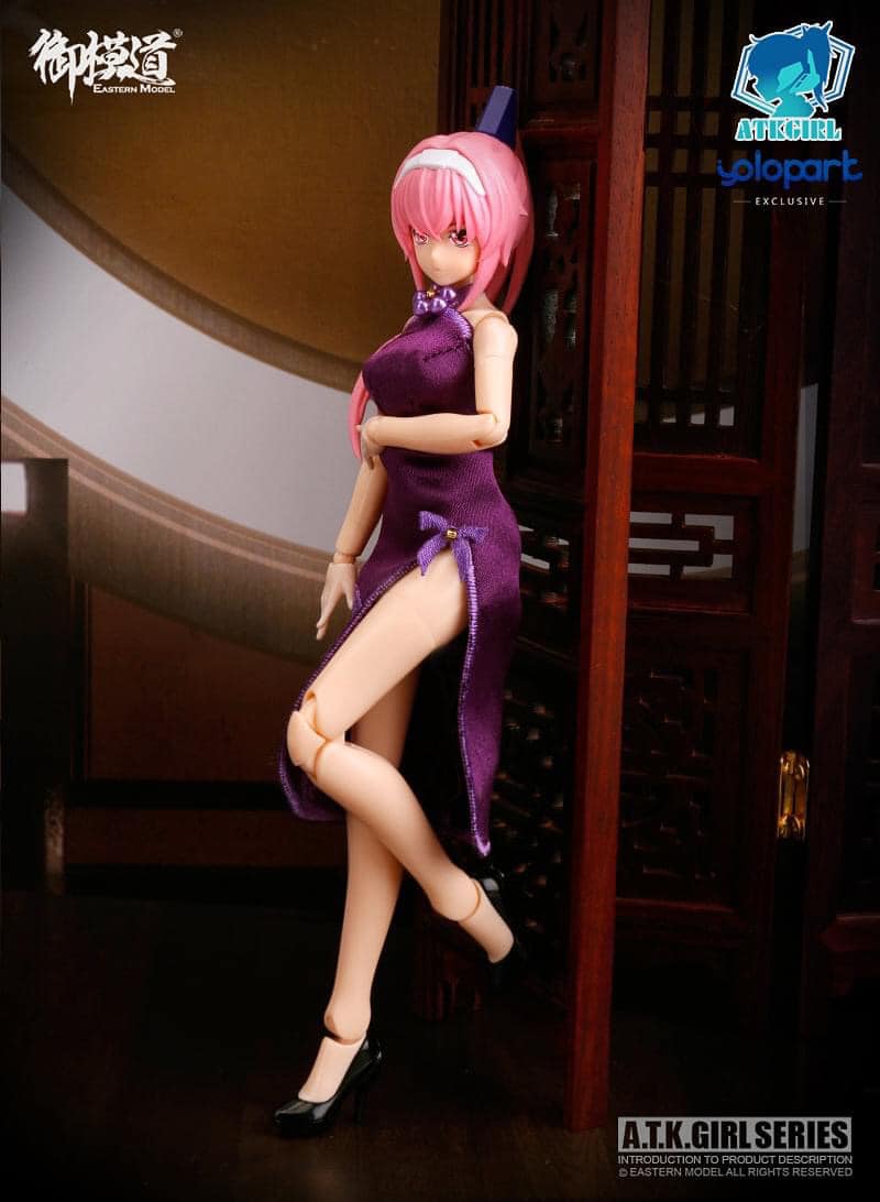 E-Model A.T.K. Girl Four Mytical Beasts Qipao Accessories Set - Image 3