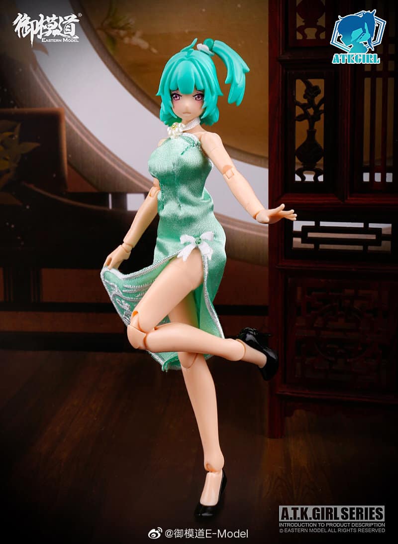 E-Model A.T.K. Girl Four Mytical Beasts Qipao Accessories Set - Image 4