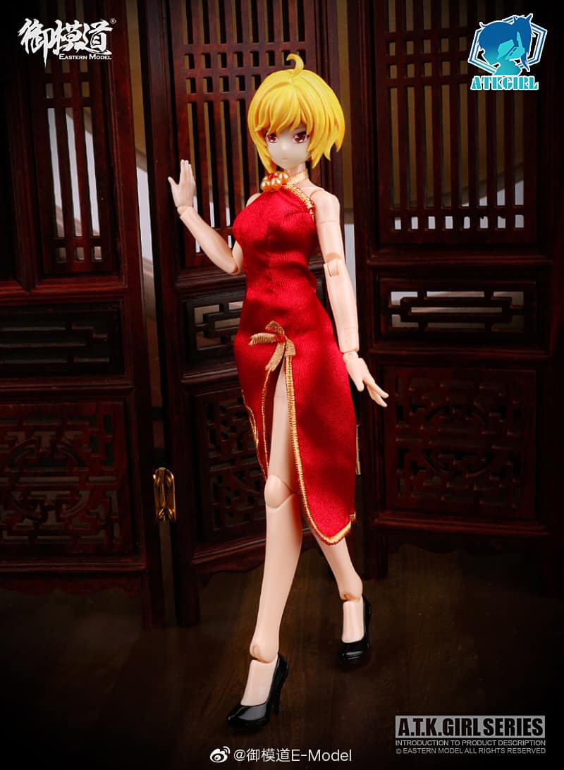 E-Model A.T.K. Girl Four Mytical Beasts Qipao Accessories Set - Image 6