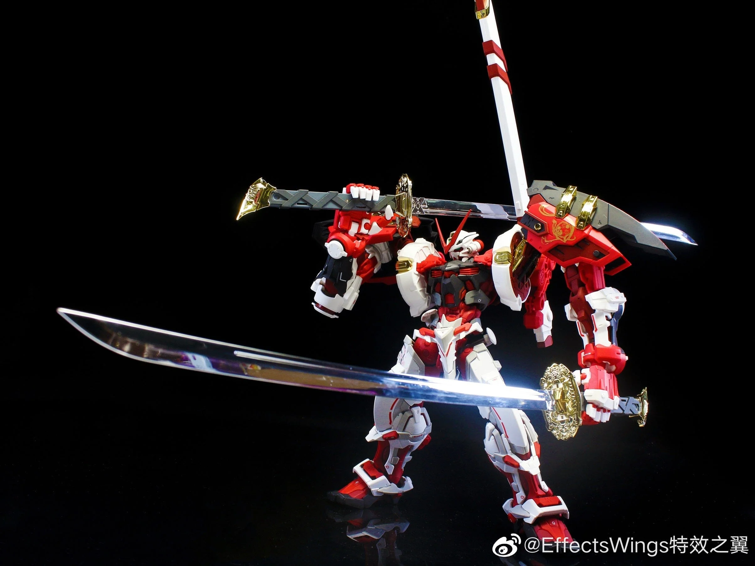 Effect Wings 1/60 Red Astray Katana Model Set x2 - Image 7