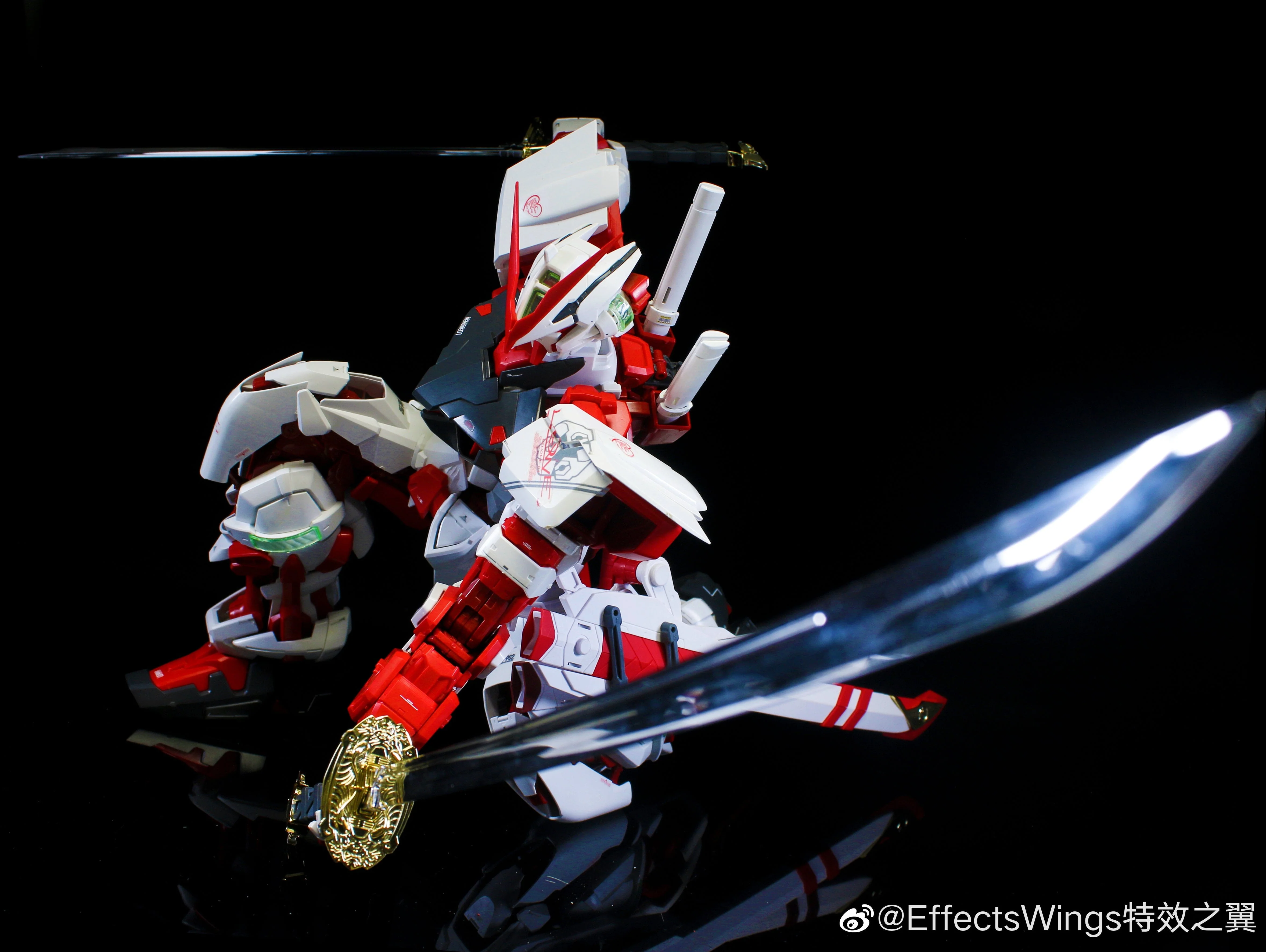 Effect Wings 1/60 Red Astray Katana Model Set x2 - Image 9