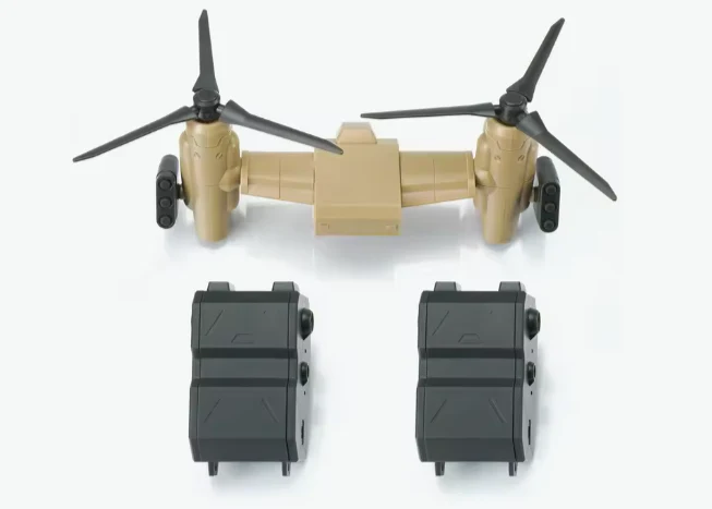 Effects Wings EWHG004B HG 1/144 Helicopter Takeoff Backpack (Brown)