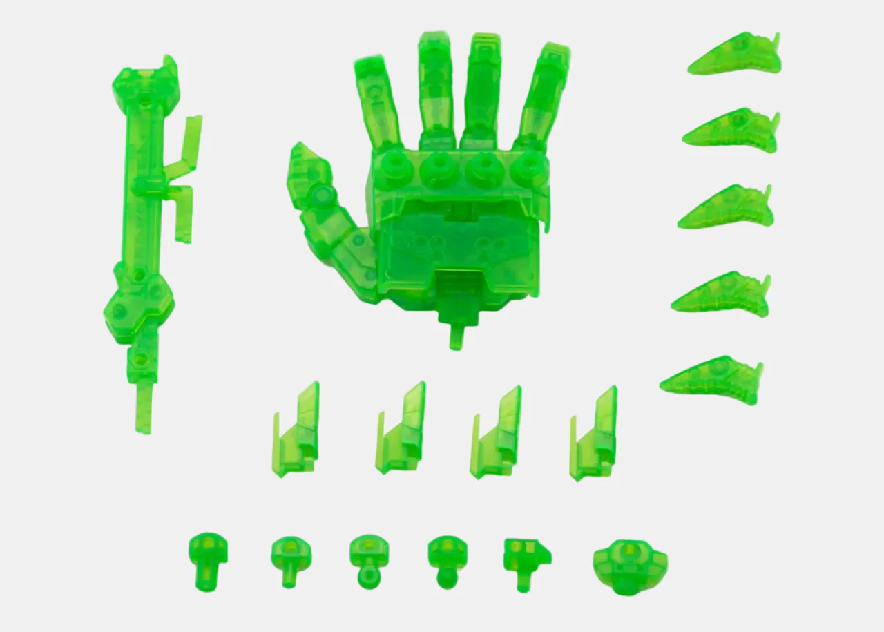 Effects Wings MH-16C Mechanical Gigantic Fist (Neon Green)