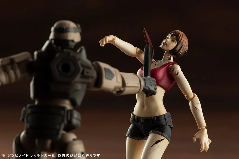 End of Heroes Zombinoid Wretched Girl 1/24 Scale Model Kit - Image 15