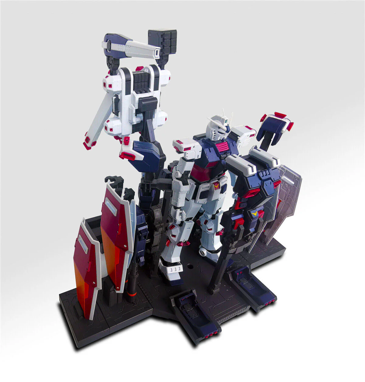 Effects Wings EWMG009 Hangar Base for MG Gundam FA Ver.Ka (Thunderbolt Ver.) - Image 6
