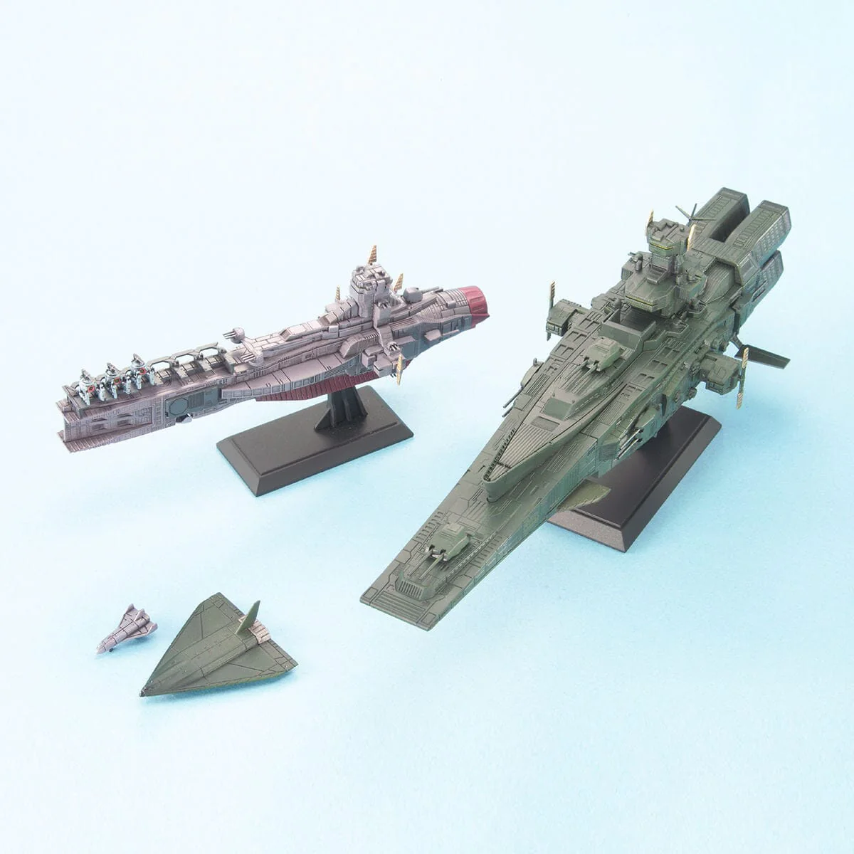 Mobile Suit Gundam EX Model #23 Salamis & Magellan-class 1/1700 Scale Model Kit Set - Image 5