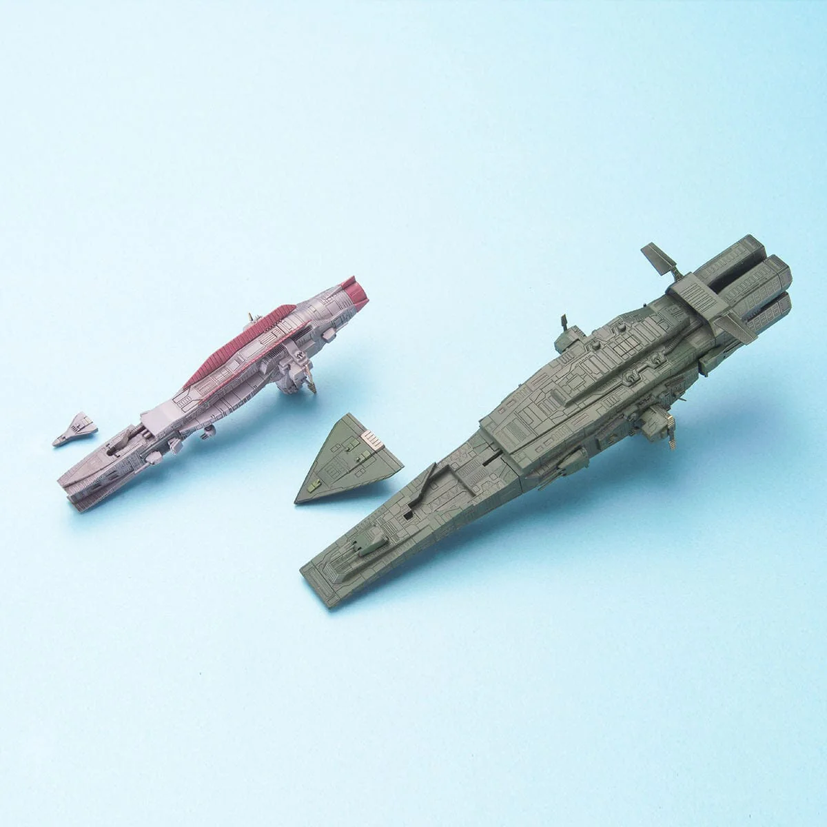 Mobile Suit Gundam EX Model #23 Salamis & Magellan-class 1/1700 Scale Model Kit Set - Image 7