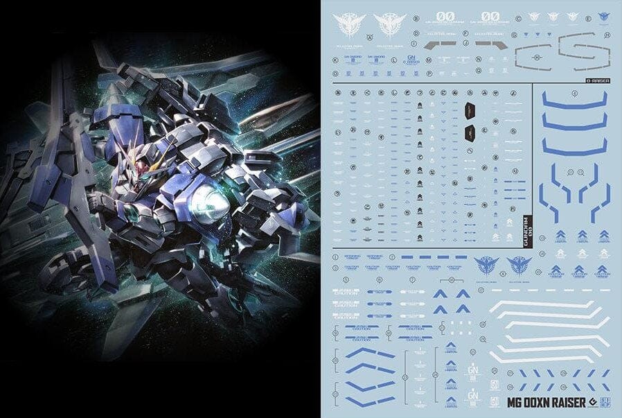 F33 MG 00 Gundam with Raiser, 00R (Redesigned!) - Image 2