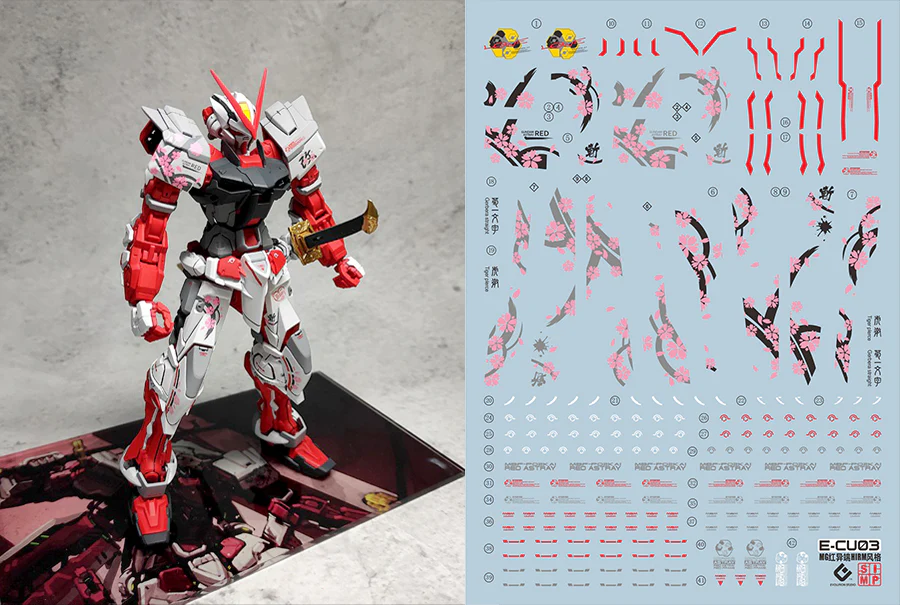 F56 Astray Red Frame HIRM Decal Set
