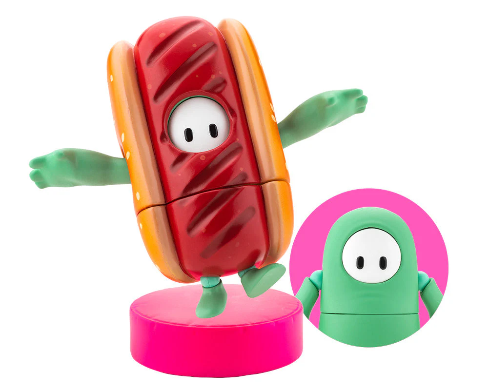 Fall Guys: Ultimate Knockout Fall Guy (Mint Chocolate x Hot Dog Costume) 1/20 Scale Action Figure - Image 19