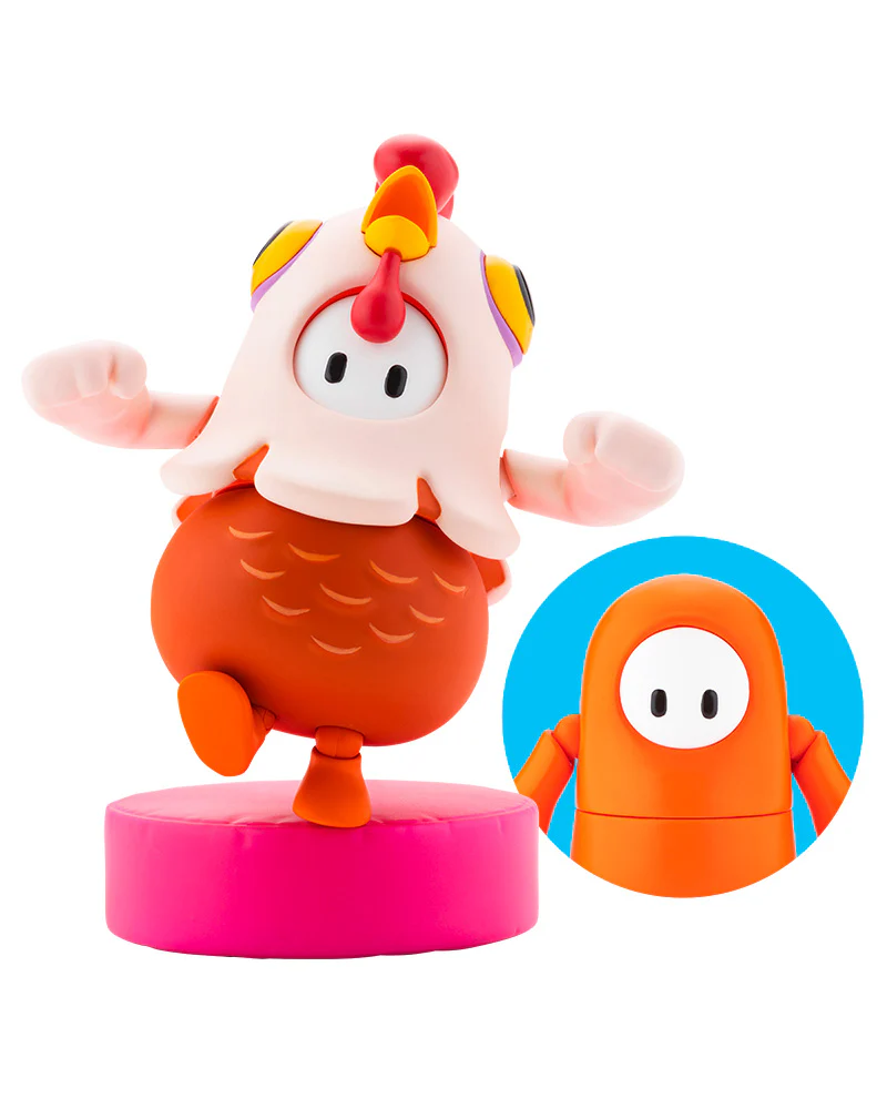 Fall Guys: Ultimate Knockout Fall Guy (Movie Star x Chicken Costume) 1/20 Scale Action Figure - Image 21