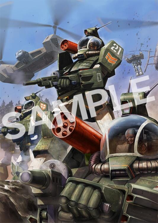 Fang of the Sun Dougram Combat Armors MAX02 Soltic H8 Roundfacer 1/72 Scale Model Kit (Reissue) - Image 13