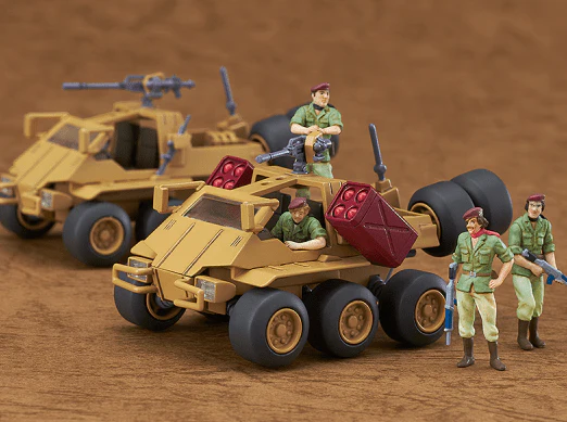 Fang of the Sun Dougram Combat Armors MAX06 1/72 Scale Bromley JRS Native Dancer Command Type & Missile Pod Type Model Kit (Reissue)