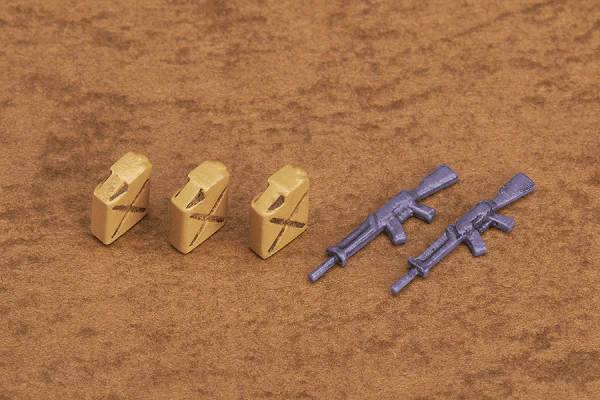 Fang of the Sun Dougram Combat Armors MAX06 1/72 Scale Bromley JRS Native Dancer Command Type & Missile Pod Type Model Kit (Reissue) - Image 5