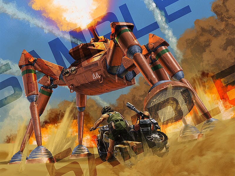 Fang of the Sun Dougram Combat Armors MAX23 Abitate F44D Desert Gunner 1/72 Scale Model Kit (Reissue) - Image 8