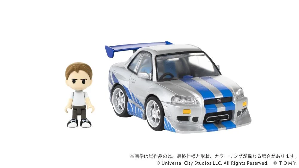 Fast & Furious Q Village QV-02 Nissan Skyline GT-R (R34) Model Kit Set - Image 4