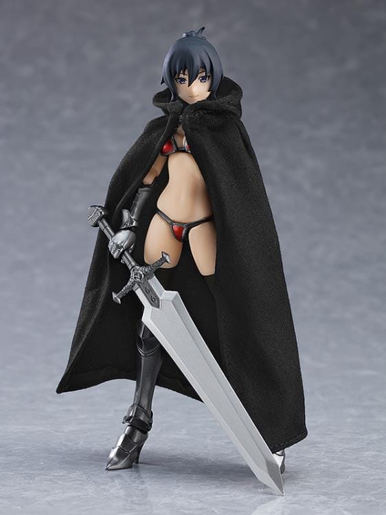 figma Styles Simple Cape (Black) - Image 3