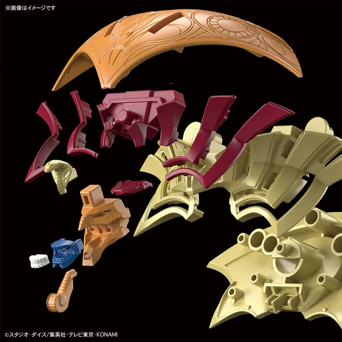 Yu-Gi-Oh! Duel Monsters Figure-rise Standard Amplified Exodia Model Kit - Image 10