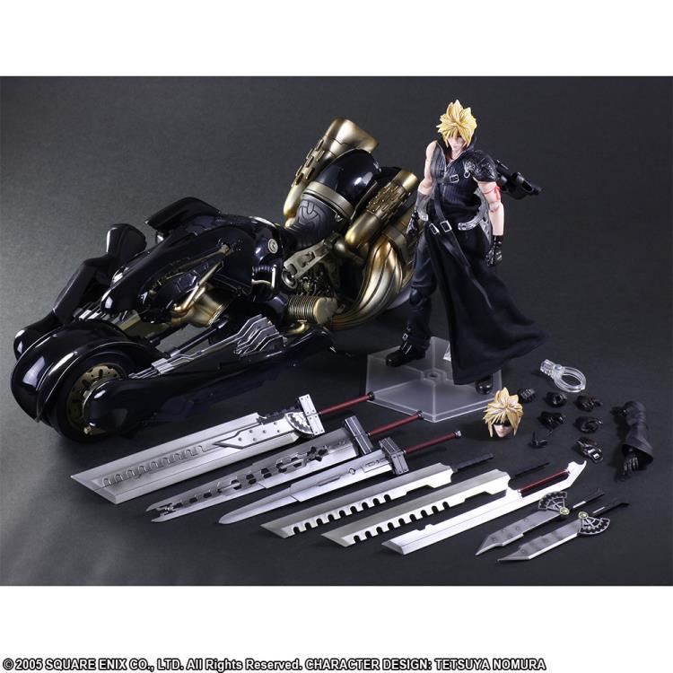 Final Fantasy VII: Advent Children Play Arts Kai Cloud Strife and Fenrir - Image 10