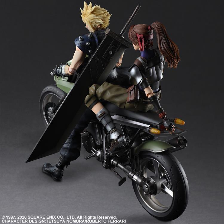 Final Fantasy VII Remake Play Arts Kai Jessie, Cloud & Motorcycle Set - Image 3