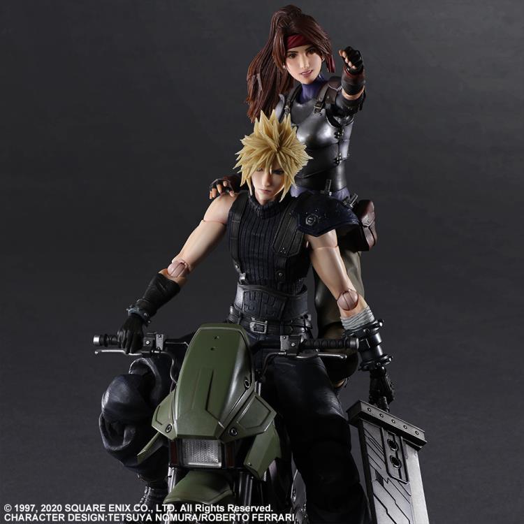 Final Fantasy VII Remake Play Arts Kai Jessie, Cloud & Motorcycle Set - Image 5