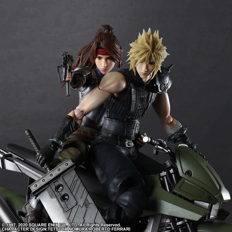 Final Fantasy VII Remake Play Arts Kai Jessie, Cloud & Motorcycle Set - Image 6