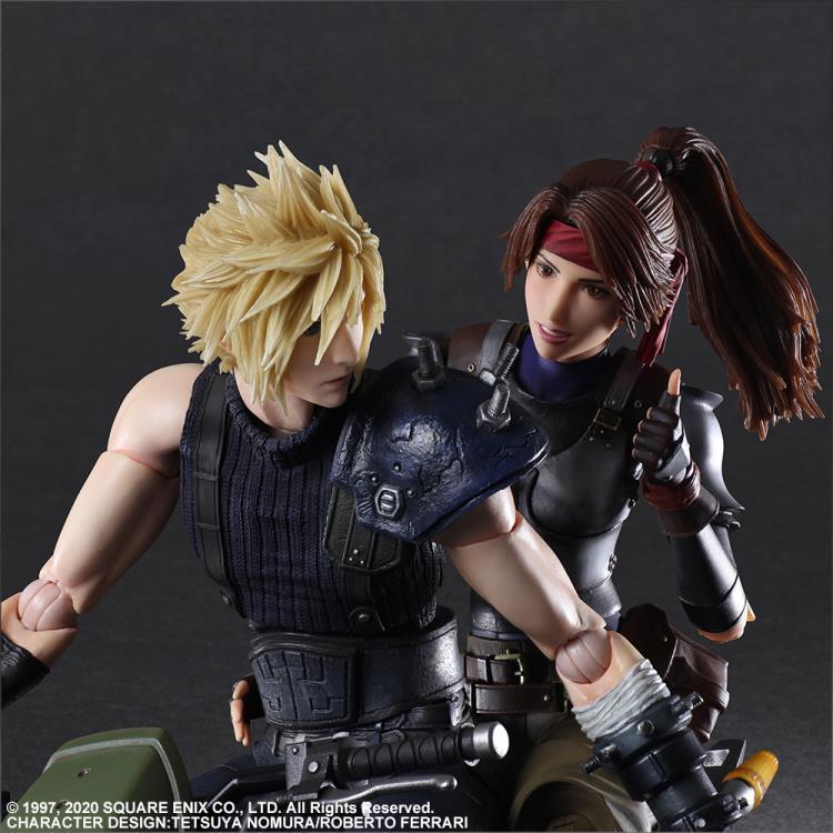 Final Fantasy VII Remake Play Arts Kai Jessie, Cloud & Motorcycle Set - Image 7